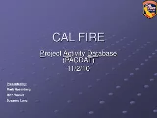 CAL FIRE