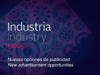 Nuevas opciones de publicidad New advertisement opportunities