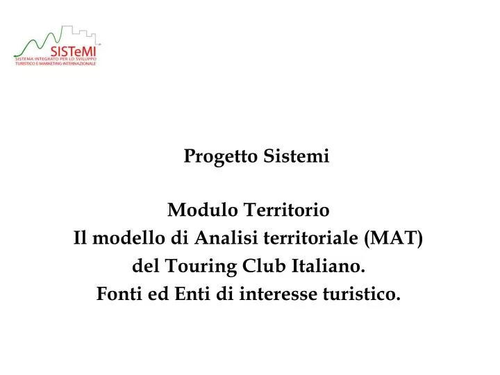 progetto sistemi