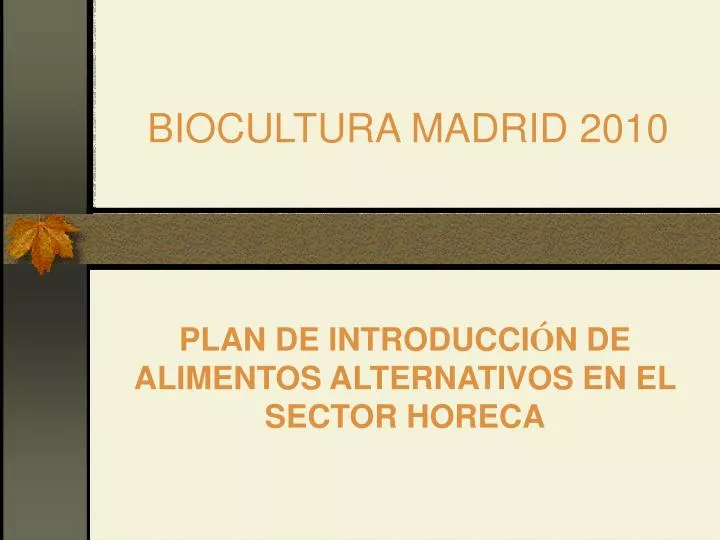biocultura madrid 2010