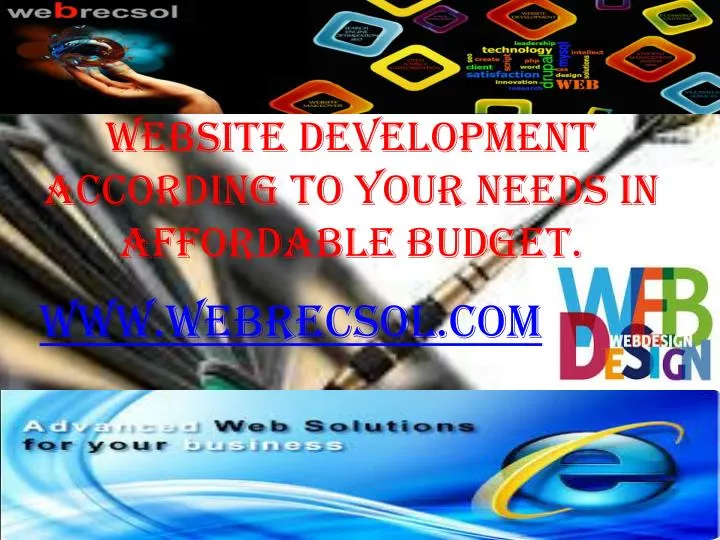 website development according to your needs in affordable budget