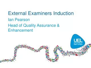 External Examiners Induction