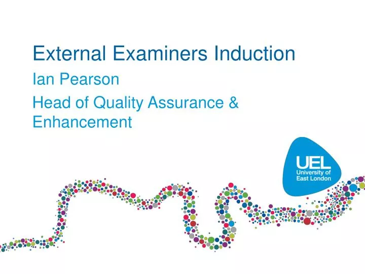external examiners induction