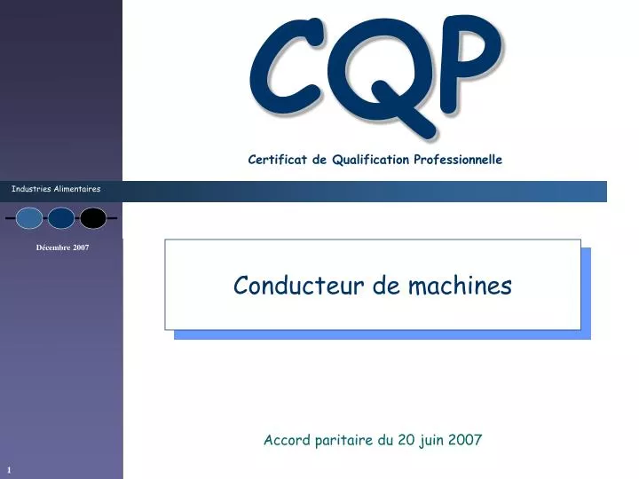 cqp certificat de qualification professionnelle