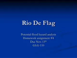 Rio De Flag