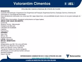 votorantim cimentos