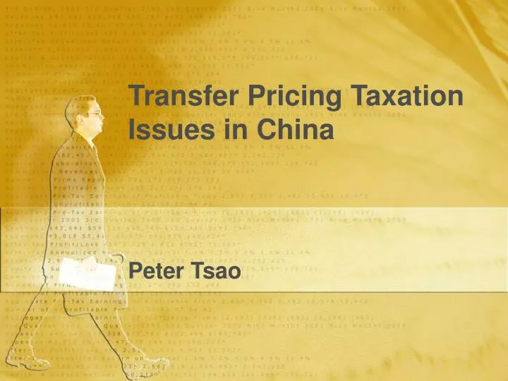 transfer pricing taxation issues in china