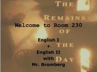 Welcome to Room 230