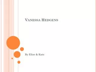 Vanessa Hedgens