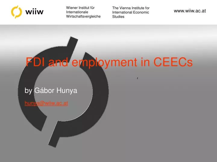 fdi and employment in ceecs