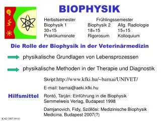 biophysik