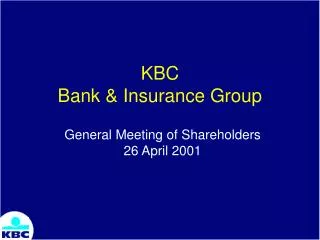 KBC Bank &amp; Insurance Group