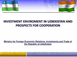Ministry for Foreign Economic Relations, Investments and Trade of the Republic of Uzbekistan