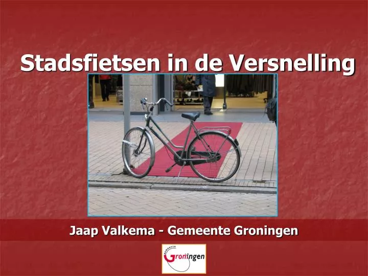 stadsfietsen in de versnelling