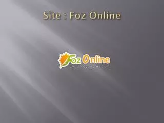 site foz online