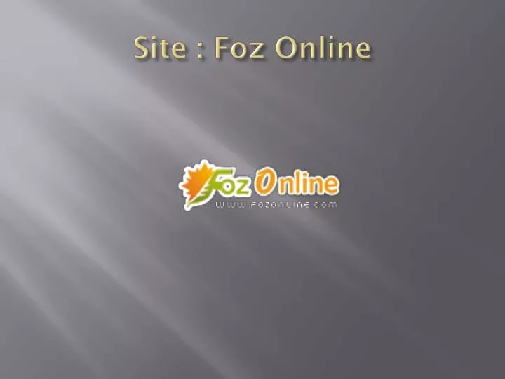 site foz online