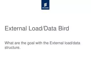 External Load/Data Bird
