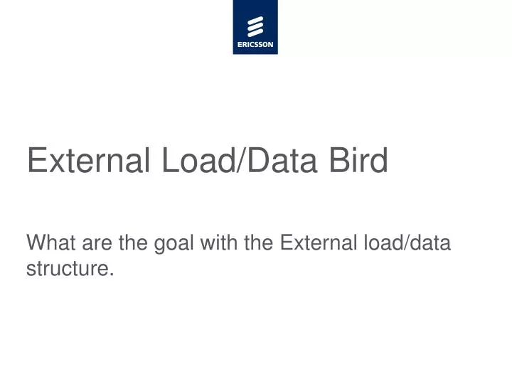 external load data bird