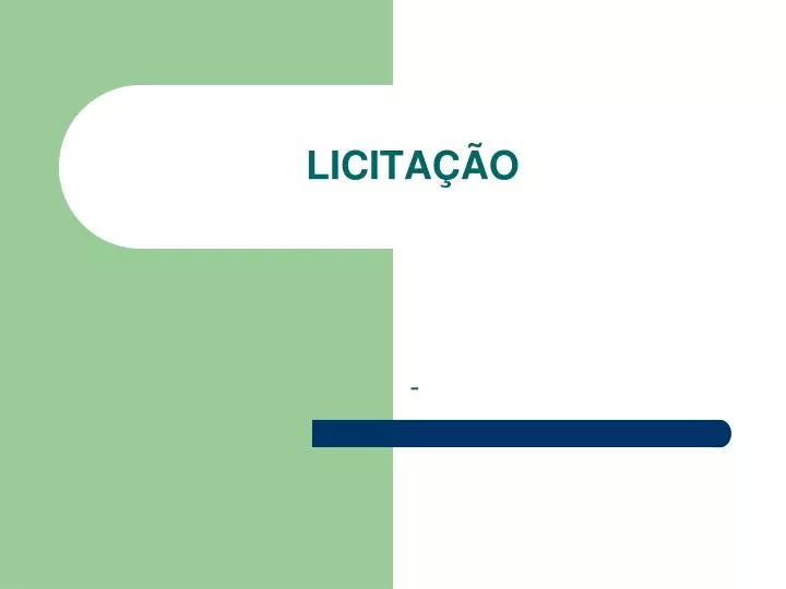 licita o