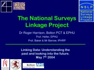 The National Surveys Linkage Project