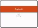 Angielski - slide 1