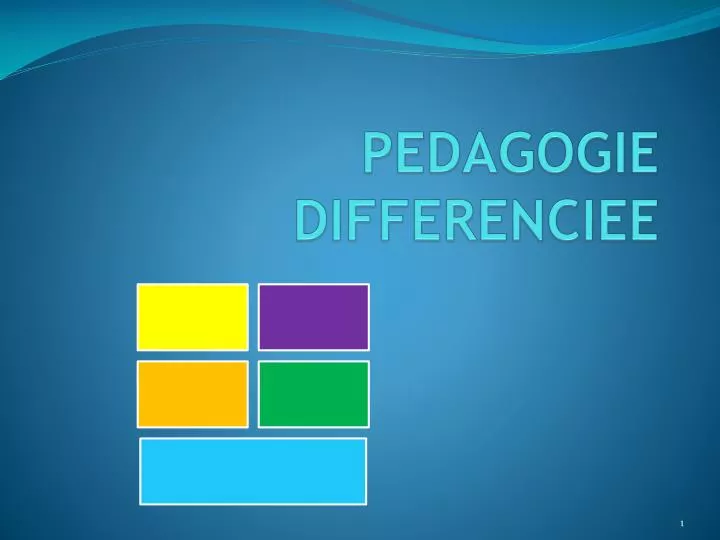 pedagogie differenciee