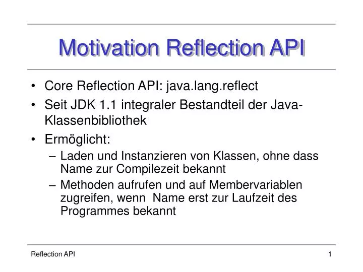 motivation reflection api