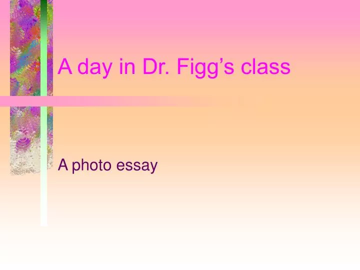 a day in dr figg s class