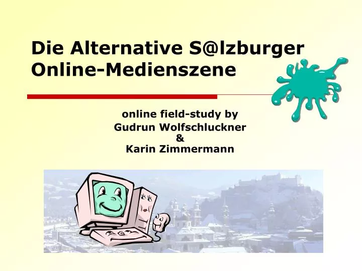 die alternative s@lzburger online medienszene