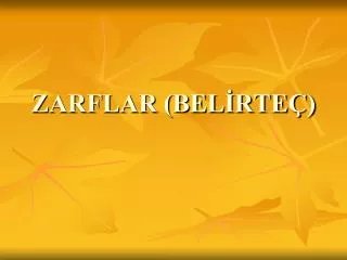 zarflar bel rte