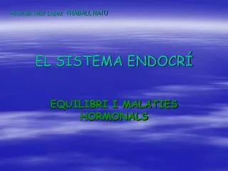 el sistema endocr
