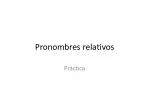 Pronombres relativos - slide 1