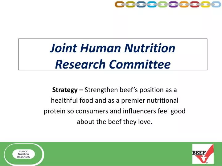 joint human nutrition research committee
