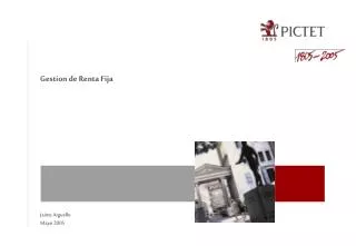 gestion de renta fija