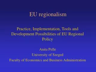 EU regionalism
