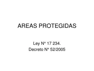 areas protegidas