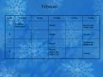 Februari - slide 1