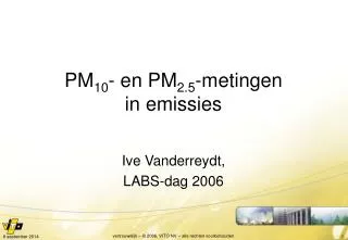 pm 10 en pm 2 5 metingen in emissies