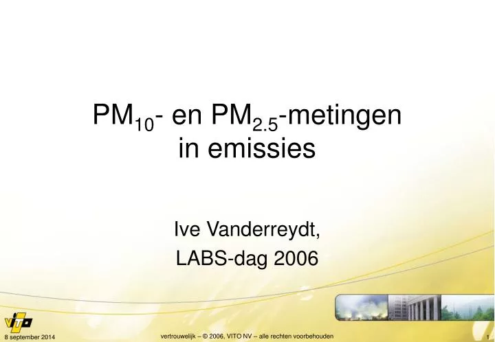 pm 10 en pm 2 5 metingen in emissies