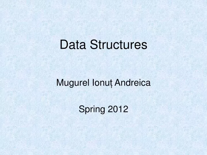 data structures