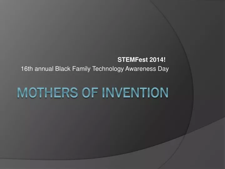 stemfest 2014 16th annual black family technology awareness day
