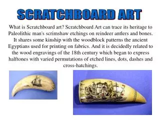 SCRATCHBOARD ART