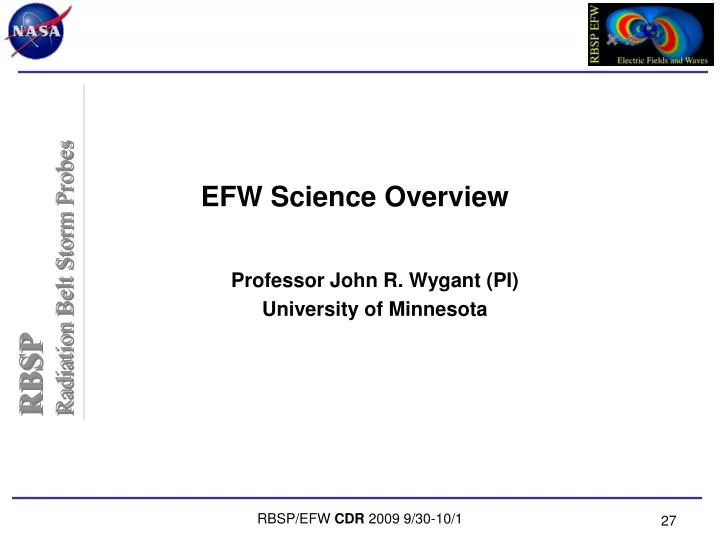 efw science overview