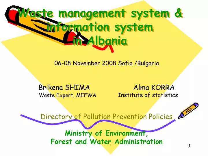 waste management system information system in albania
