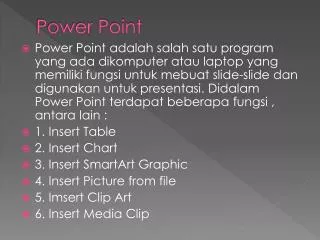 power point