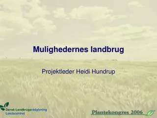 mulighedernes landbrug