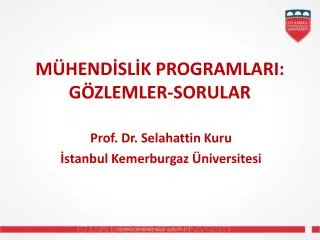 m hend sl k programlari g zlemler sorular