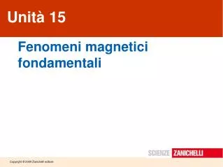 fenomeni magnetici fondamentali