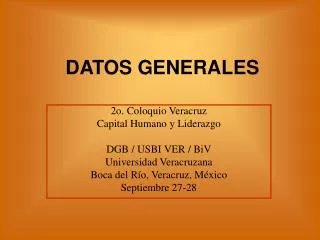 datos generales