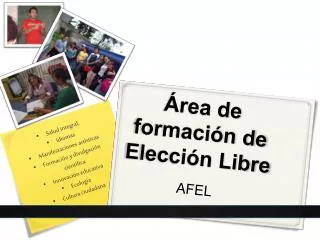 rea de formaci n de elecci n libre